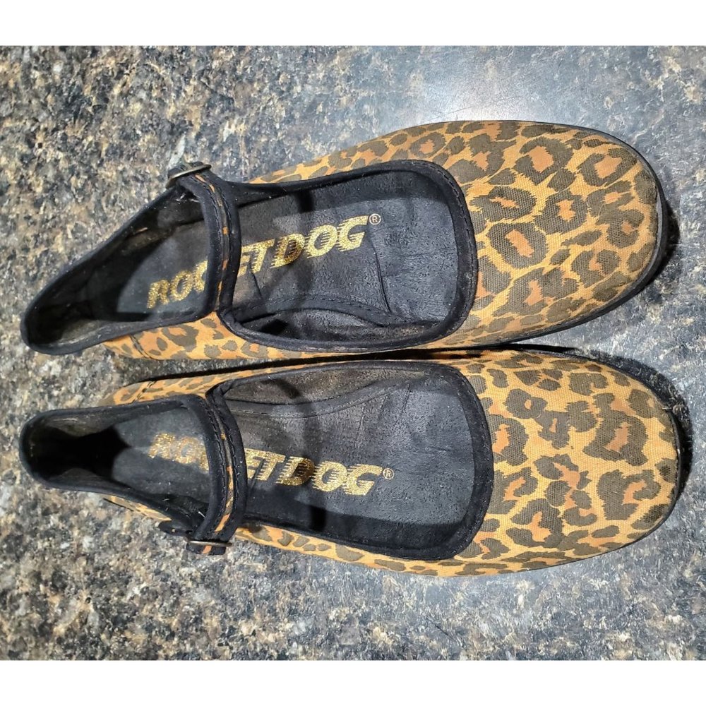 Women's Rocketdog Leopard Maryjane's Size 8.5